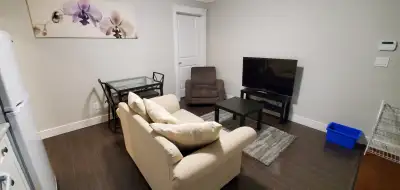 New fully furnished shared bsmt suite with (1) room available for rent • Available – from May 1st, 2...
