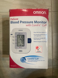 Omron deluxe blood pressure monitor.