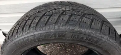 Four(4) good used winter tires. Common size is 215 55 16, think Honda Civic, Toyota Corrola, Mazda 3...