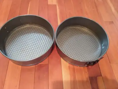 2 round spring form cake pans Both for $28