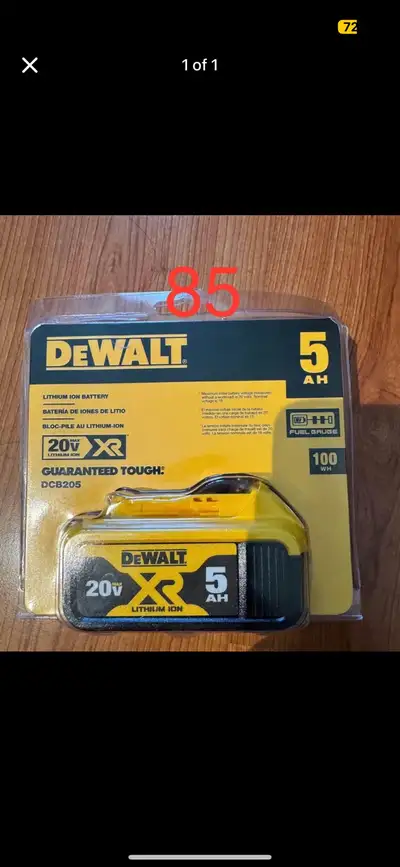Dewalt  Battery, View more
