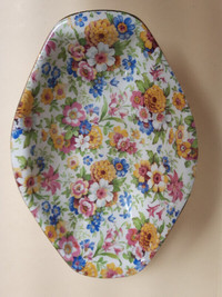 Vintage Lord Nelson Ware Chintz Nut Dish