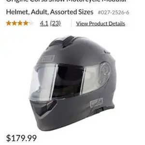 Origine Corsa Snow Motorcycle Modular Helmet, Adult 57-58cm, View more