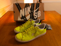 RARE 2012 SUPREME NIKE SB Tennis Classic Sneakers Size 12 Volt