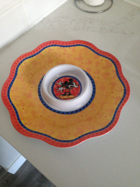 mickey mouse serving platter $5