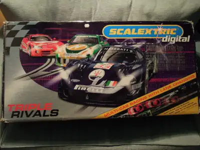 Scalextric Slot Car Sets, Track, Cars and accessories Some New in Box, some used. Note: must call la...
