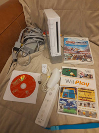 Nintendo Wii Package with 3 Games
