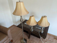 3 lamps.  2 table and one floor lamp. $40 obo