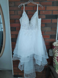 Short wedding Dress size 16