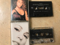 2 Mariah Carey cassette tapes near mint play tested