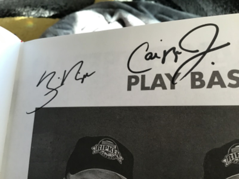 Signed Cal Ripken JR book play Baseball the Ripkin way | Arts ...