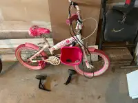 Kids bicycle, one adult bicycle plus good condition range hood f