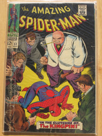 MARVEL COMICS Book AMAZING SPIDERMAN # 51 Vintage 1967  King Pin