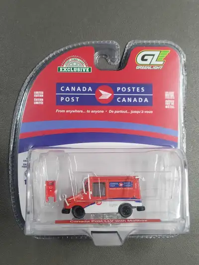 I am selling a new, in-package Greenlight Canada Post LLV with Mailbox diecast model. This collectib...