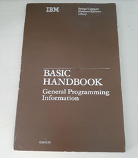 IBM Personal Computer Hardware Reference Library BASIC Handbook