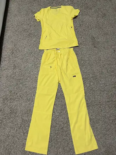 Yellow Koi Lite Size XXS Grey Cherokee Size XS $20 each set