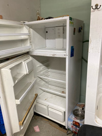 Fridge / freezer combo. 65” H. 28” W