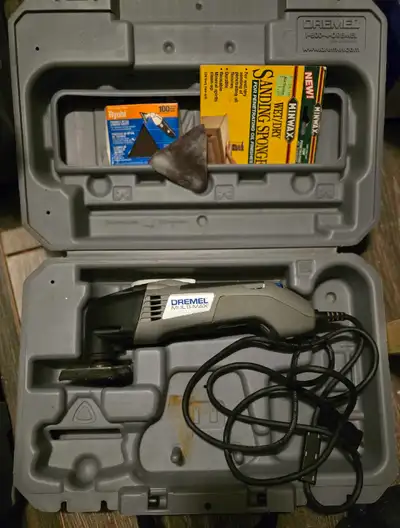 Looking to sell my Dremel Multi-Max tool, which is a versatile oscillating tool perfect for various...
