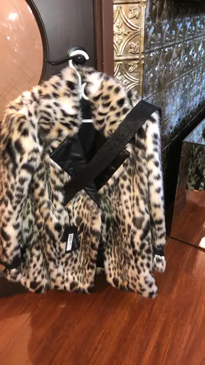 Versace Faux Fur Coat, View more