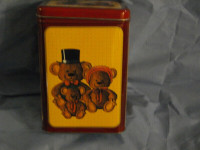 Teddy Bear Tin