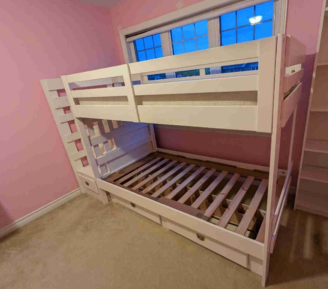 Bunk Bed with Stairs and Storage (twin size) Beds & Mattresses