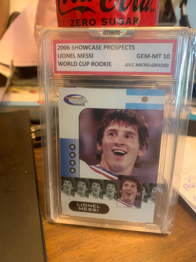 Graded Messi World Cup rookie card  in Arts & Collectibles in Victoria