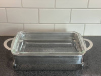 Italian Silver Plated Casserole dish with Pyrex Insert
