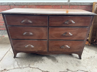 Vintage 6 Drawer Dresser