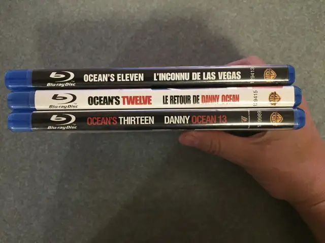 Blurays EUC Ocean’s 11 12 13 Eleven Twelve Thirteen Oceans63347537252099122