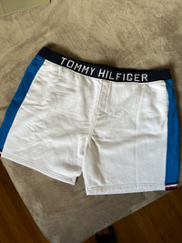 Shorts Tommy Hilfiger Box Logo Size XXL White