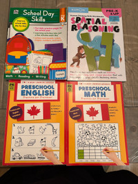 Pre-k educational activity books 