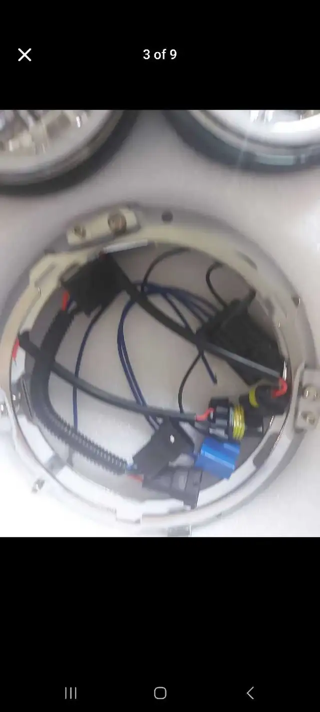 motorbike led headlight 7" and 2 lamps 5: brand new  in Other in London - Image 4