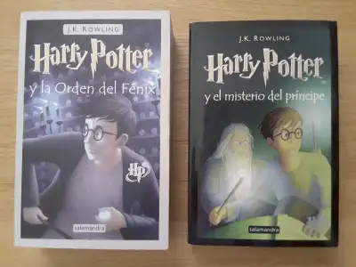 Harry Potter new softcover Spanish Books 5 & 6  $25 or $15 ea, View more