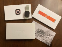 Apple Watch Ultra 49mm (GPS + Cellular) - Orange Alpine Loop !