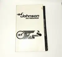 1979 Johnson Outboards V-4 models Owner's Operator's Manual FR/E