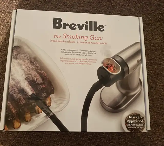 Breville The Smoking Gun wood smoke infuser. new. still sealed.  in Other in Markham / York Region - Image 2
