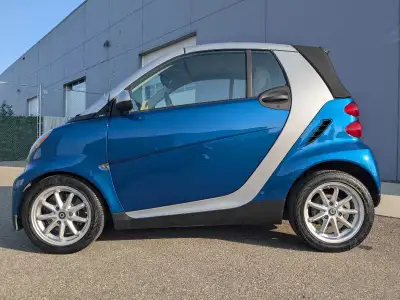 Zoom around town in this adorable 2008 Smart Fortwo Passion Convertible! This compact convertible fe...