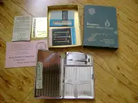 VINTAGE ROSON LIGHTER WITH BOX AND PAPER