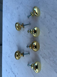 Brass knobs