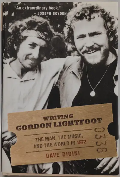 Writing Gordon Lightfoot by Dave Bidini - hardcover - Canadian, View more