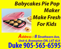 Cakes Maker Pie Pop for Baby - Pink #PM-100HS Brand New in box