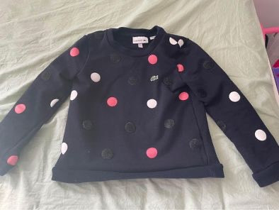 Girl Lacoste sweater 4T in Clothing - 4T in Edmonton