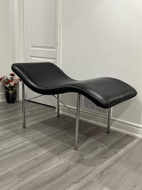 Curved Leather Lounge Massage Seat/Bench 