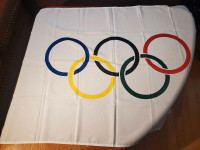Used 3' x 6' Olympic Flag