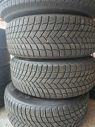 4 Fairly New Michelin Winter Tires on Rim for JEEP SAHARA for sale. Used just a few weeks only this...