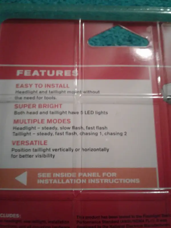 SCHWINN LED LIGHT SET in Other in Hamilton - Image 6