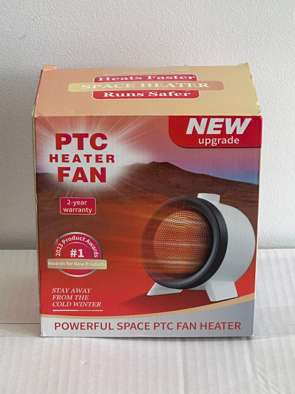 PTC HEATER FAN FOR INDOOR: GARAGES, BEDROOM, BATHROOM in Indoor Lighting & Fans in City of Toronto