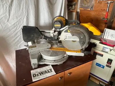 Selling my Dewalt 12-Inch double-bevel sliding compound saw. Good condition. Recently replaced the b...