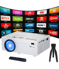 New Mini Projector, 1080P Full HD Supported Portable Video Proje