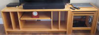 Two TV stands
